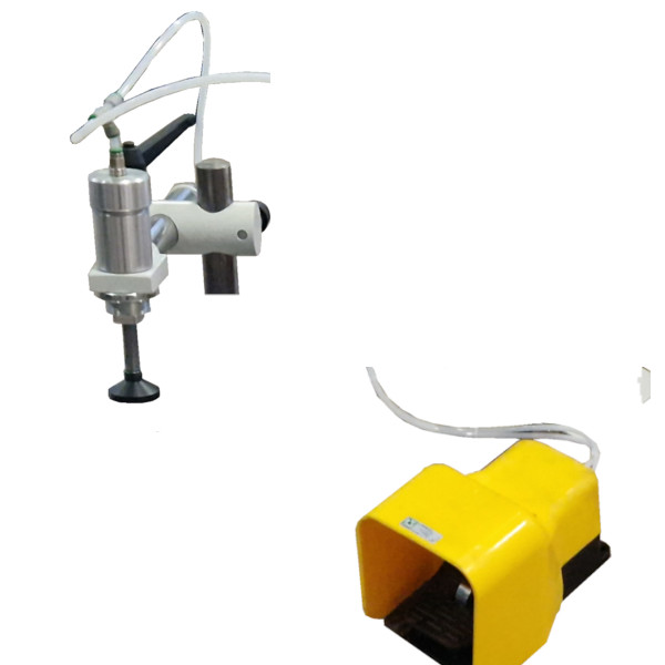 Pneumatický přítlak s pedálem